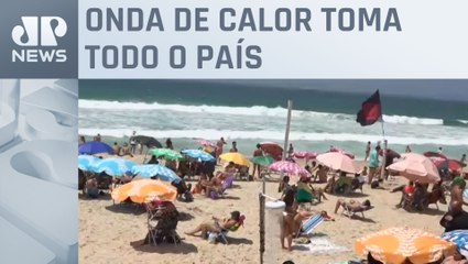 Brasil tem alerta vermelho para altas temperaturas