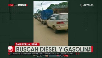 Beni: Reportan problemas de abastecimiento de diésel y gasolina en San Borja