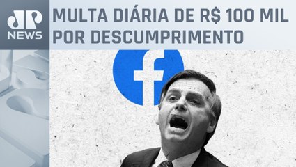 Moraes dá 48 horas para Meta enviar vídeo de Bolsonaro após atos de 8 de janeiro