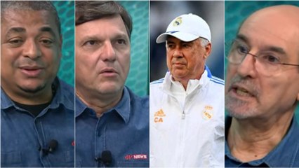 Mauro Cezar, Vampeta e Wanderley analisam futuro da seleção após Ancelotti renovar com o Real Madrid