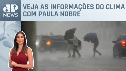 Defesa Civil alerta para volumes expressivos de chuva em São Paulo