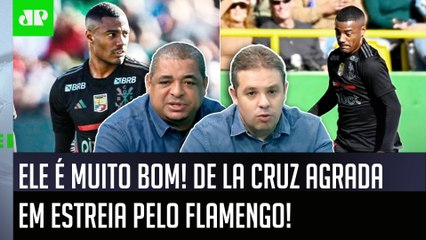 ‘O De la Cruz está inteiro: cara, ele tem tudo para…’; estreia no Flamengo agrada e é elogiada
