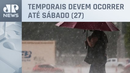 Defesa civil alerta para chuvas fortes na Baixada Santista