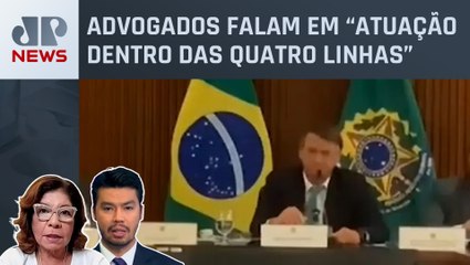 Defesa de Bolsonaro diz que vídeo mostra ‘opiniões sobre conjuntura do momento’