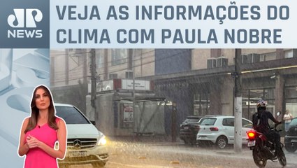 Chuva atinge Sudeste nesta quarta-feira; veja previsão para o Brasil