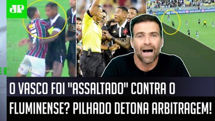 ‘É escandaloso, esse árbitro passou vergonha: o Vasco contra o Fluminense foi…’; Pilhado detona