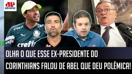 ‘São falas preconceituosas’: Palmeiras se revolta com ex-presidente do Corinthians que criticou abel ferreira