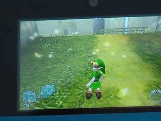 The Legend of Zelda : OoT 3D - gameplay off screen de The Legend of Zelda : Ocarina of Time 3D