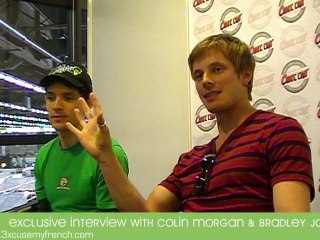 Colin Morgan et Bradley James - Comic Con' Paris (02.07.2011) 3xcusemyfrench